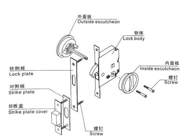 桃子视频在线官网观看免费一色桃子中文字幕RSL-610BK 室内移门拧手锁